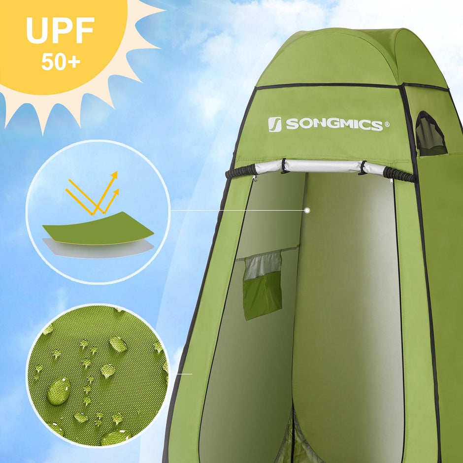Portable Pop-Up Tent – Fabric – Blue – Dressing Room Privacy Shelter for Outdoor Use