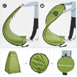 Portable Pop-Up Tent – Fabric – Blue – Dressing Room Privacy Shelter for Outdoor Use