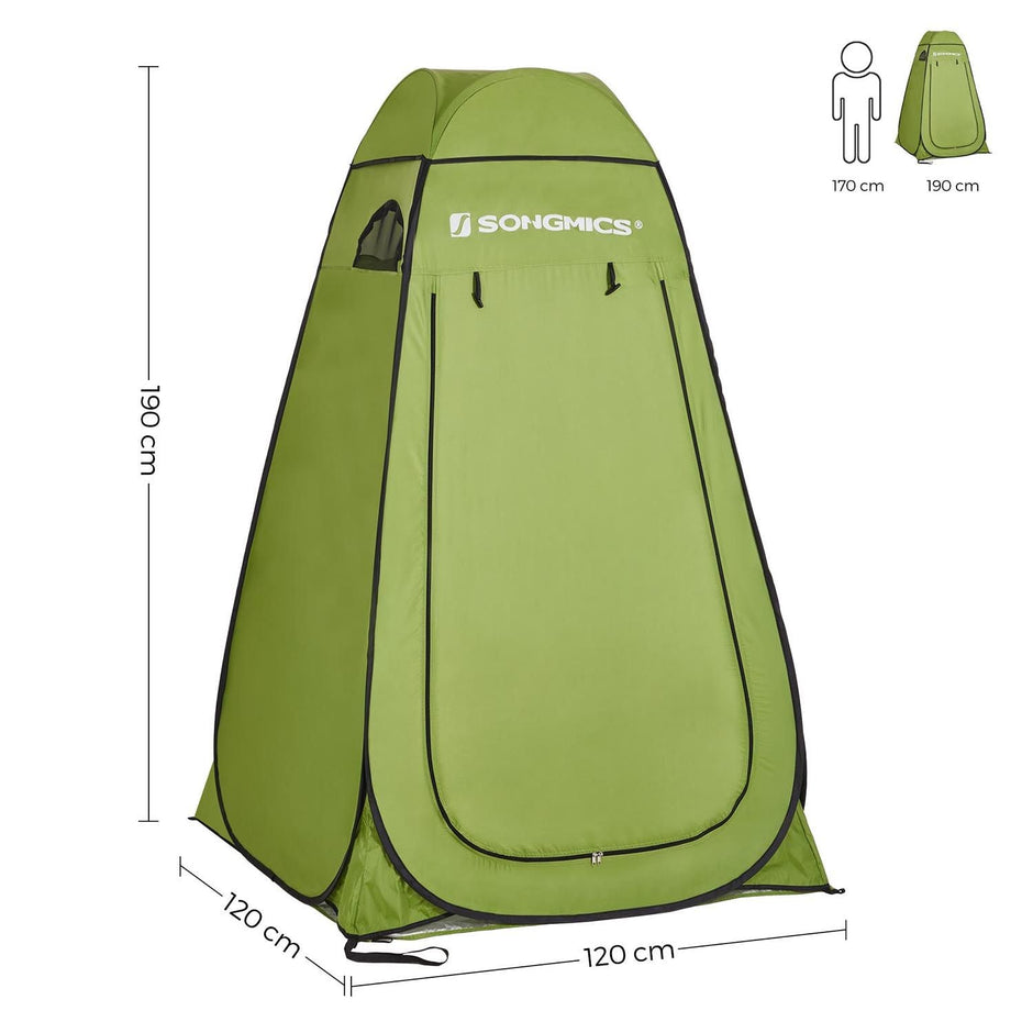Portable Pop-Up Tent – Fabric – Blue – Dressing Room Privacy Shelter for Outdoor Use
