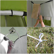 Portable Pop-Up Tent – Fabric – Blue – Dressing Room Privacy Shelter for Outdoor Use