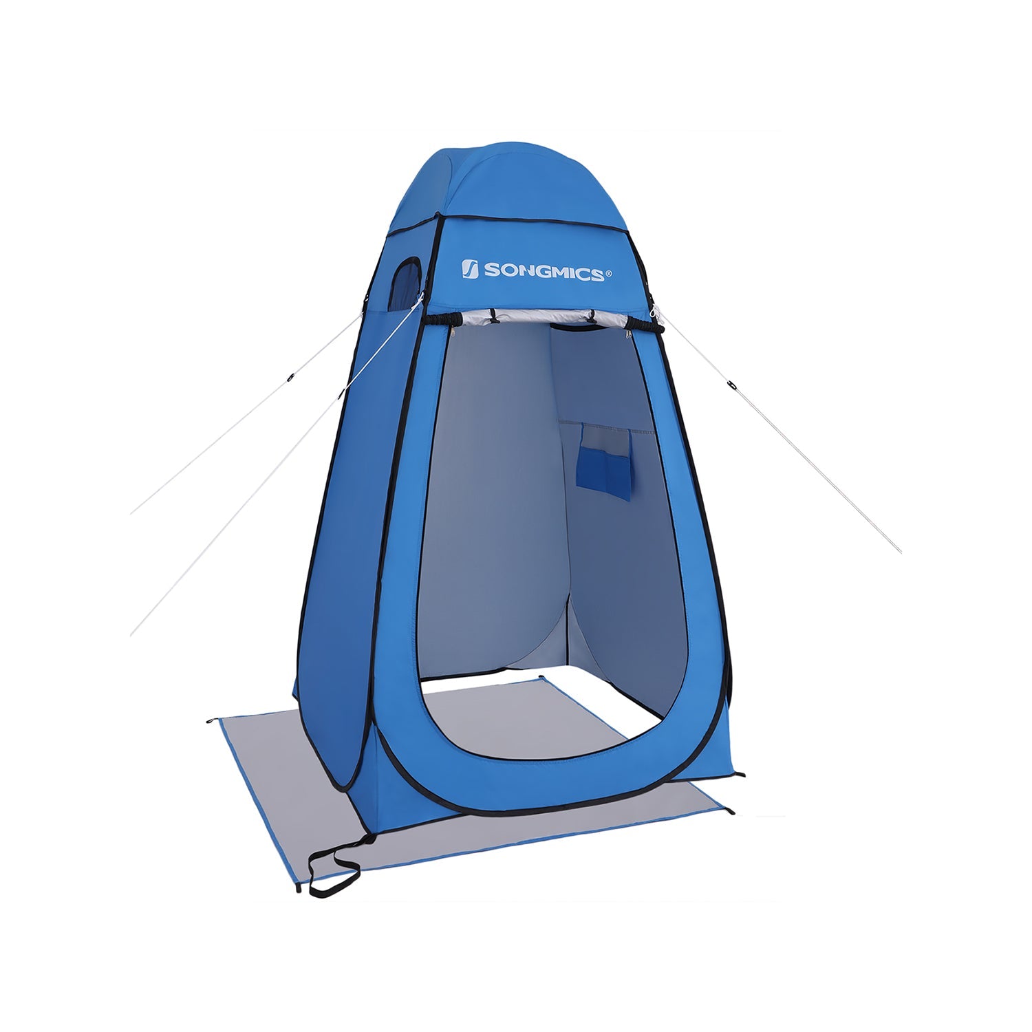 Portable Pop-Up Tent – Fabric – Blue – Dressing Room Privacy Shelter for Outdoor Use