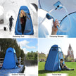 Portable Pop-Up Tent – Fabric – Blue – Dressing Room Privacy Shelter for Outdoor Use