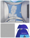 Privacy Tent – Portable Fabric – Blue – Pop-Up Design for Outdoor Use
