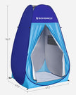 Privacy Tent – Portable Fabric – Blue – Pop-Up Design for Outdoor Use