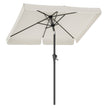 Patio Umbrella - 2 x 1.5m - Steel Frame - UPF 50+ - 30° Tilt in 2 Directions