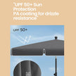 Outdoor Umbrella – Fabric – Grey – Tilting Canopy with UPF 50+ Protection