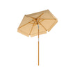 Garden Parasol – Wood – Beige – 2m with UPF 50+ Protection and Tilt Feature