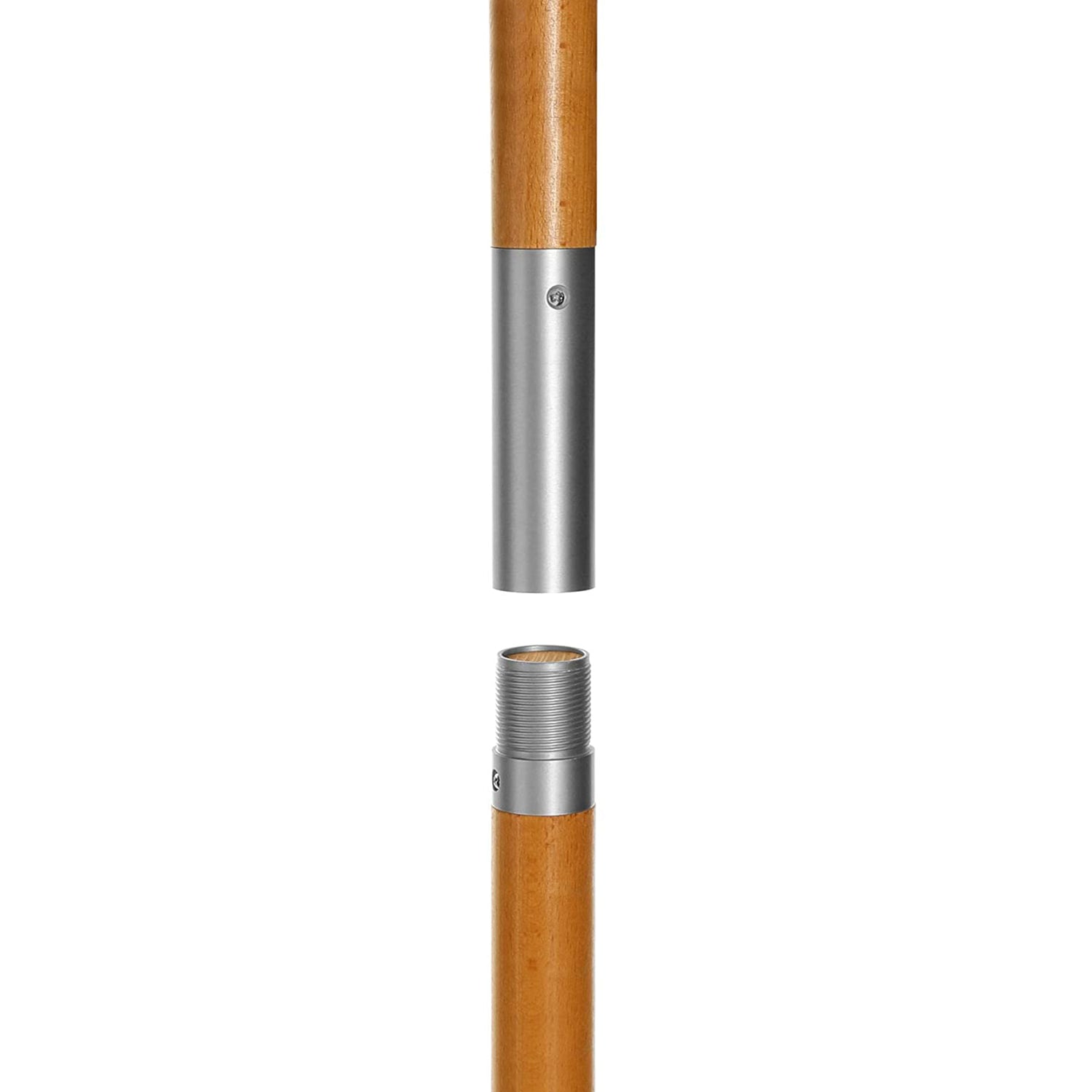 Garden Parasol – Wood – Beige – 2m with UPF 50+ Protection and Tilt Feature