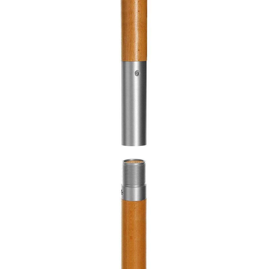 Garden Parasol – Wood – Beige – 2m with UPF 50+ Protection and Tilt Feature