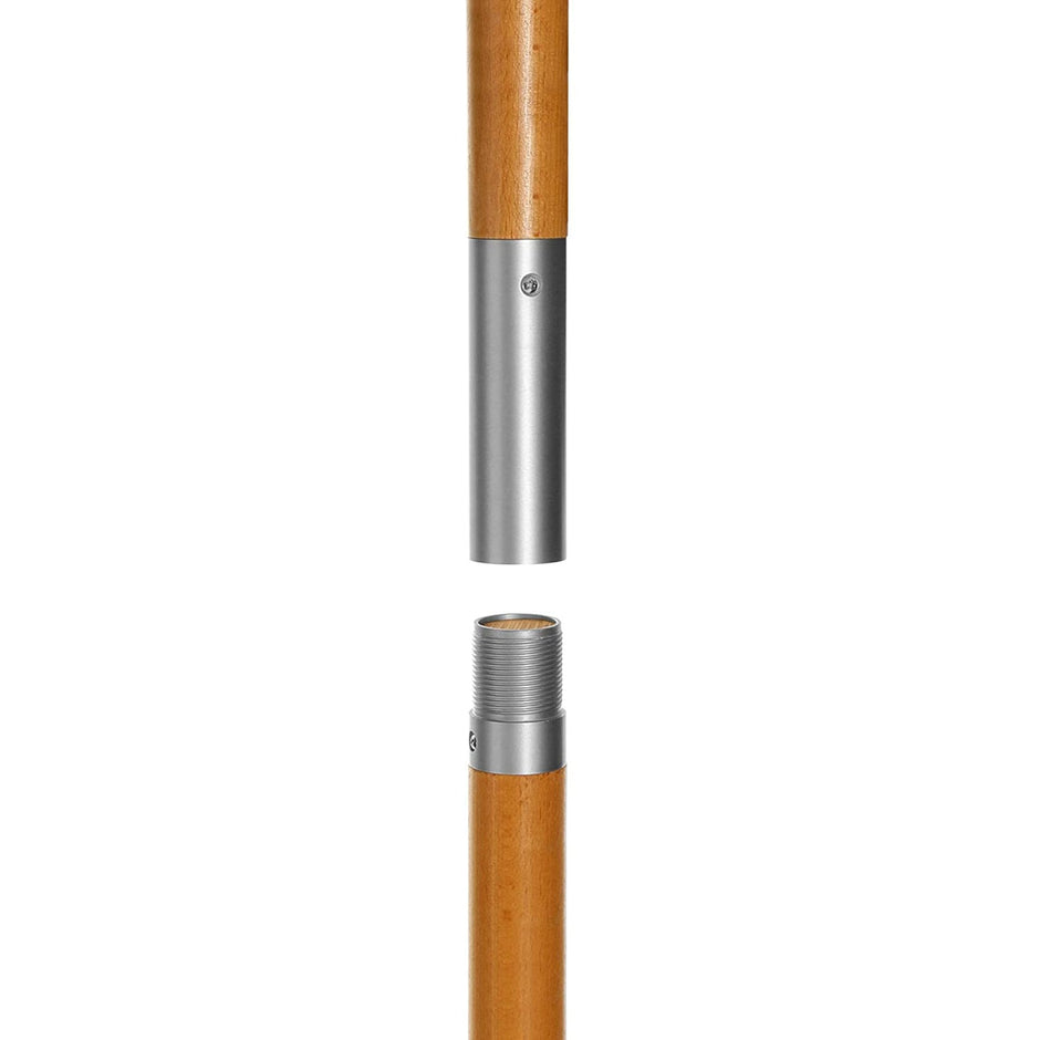 Garden Parasol – Wooden – Beige – 2m with UPF 50+ Protection and Tilt Feature