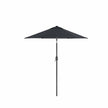 Adjustable Parasol Umbrella – Metal – Grey – 2 m with UPF 50+ Protection and Tiltable Feature