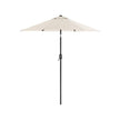 Parasol Umbrella – Metal – Grey – UPF 50+ Protection, Tiltable, 2 m