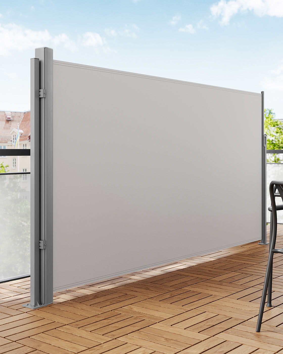 Cassette Holder – Sprayed – Grey – Retractable Single Side Awning Accessory