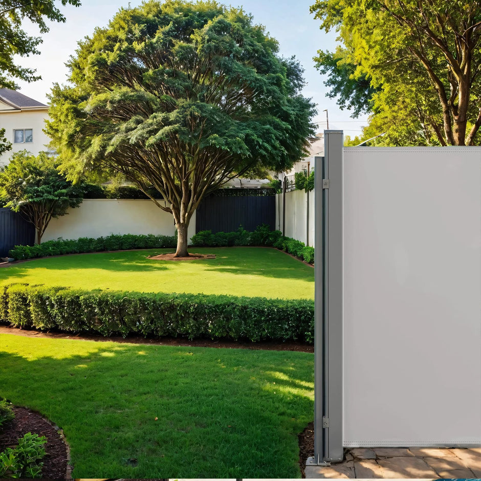 Support Post – Aluminum – Grey – Wall-Mounting-Free Design