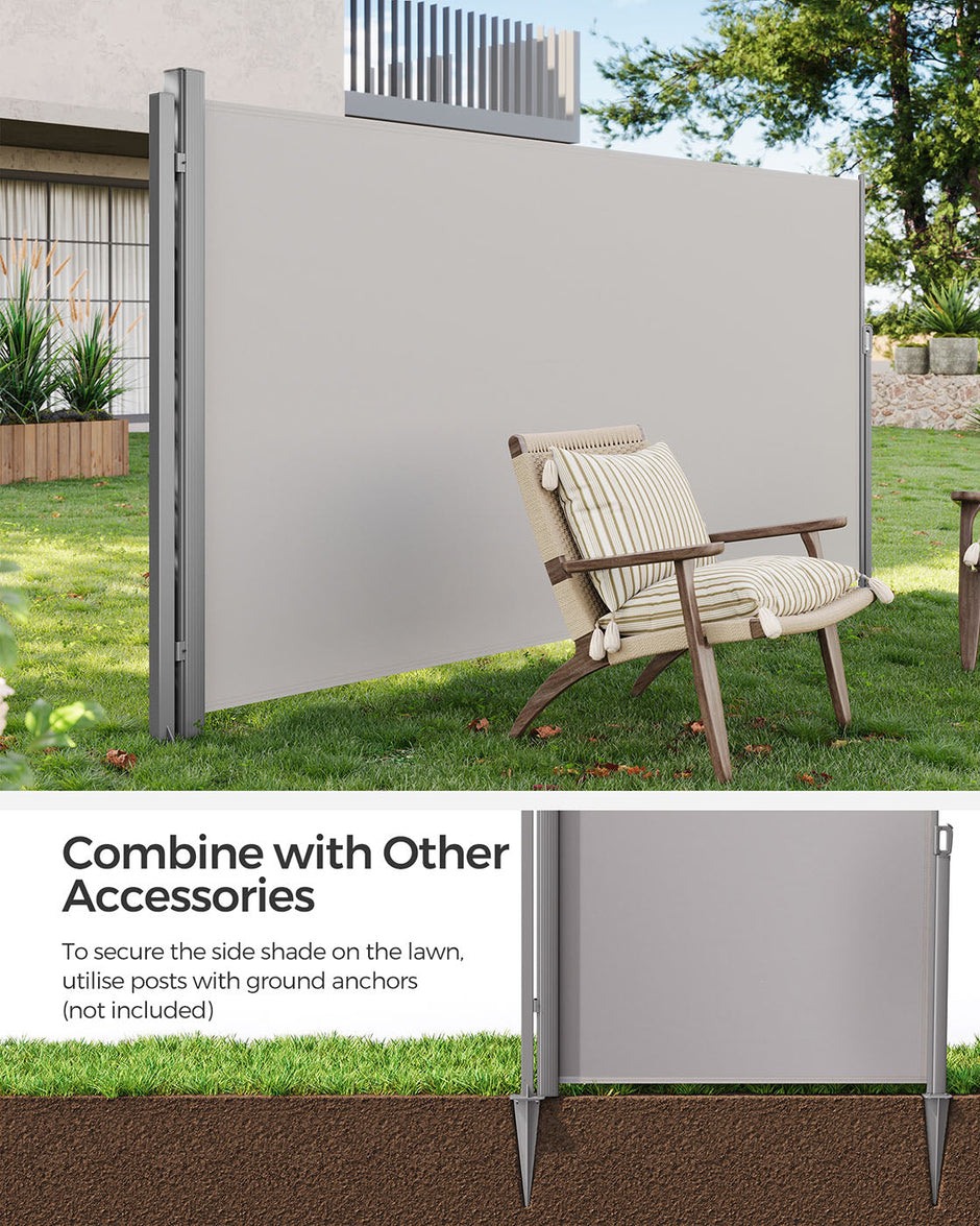 Cassette Holder – Sprayed – Grey – Retractable Single Side Awning Accessory