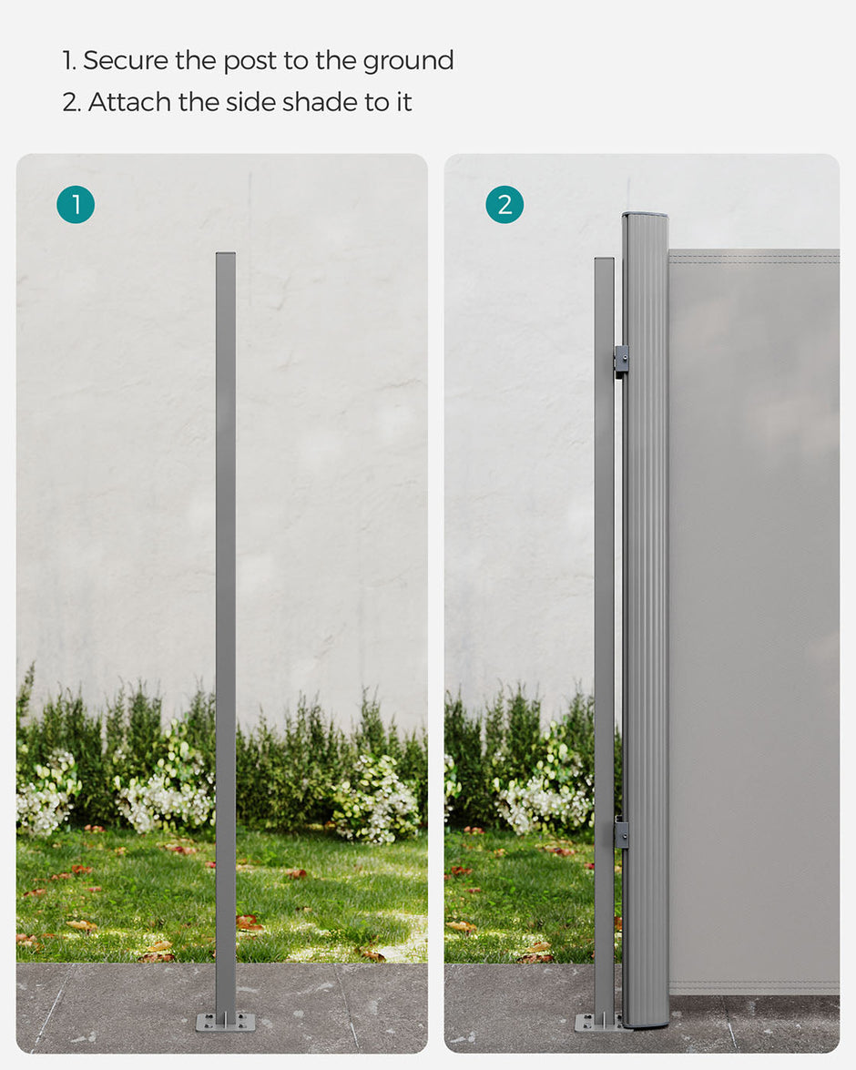 Cassette Holder – Sprayed – Grey – Retractable Single Side Awning Accessory