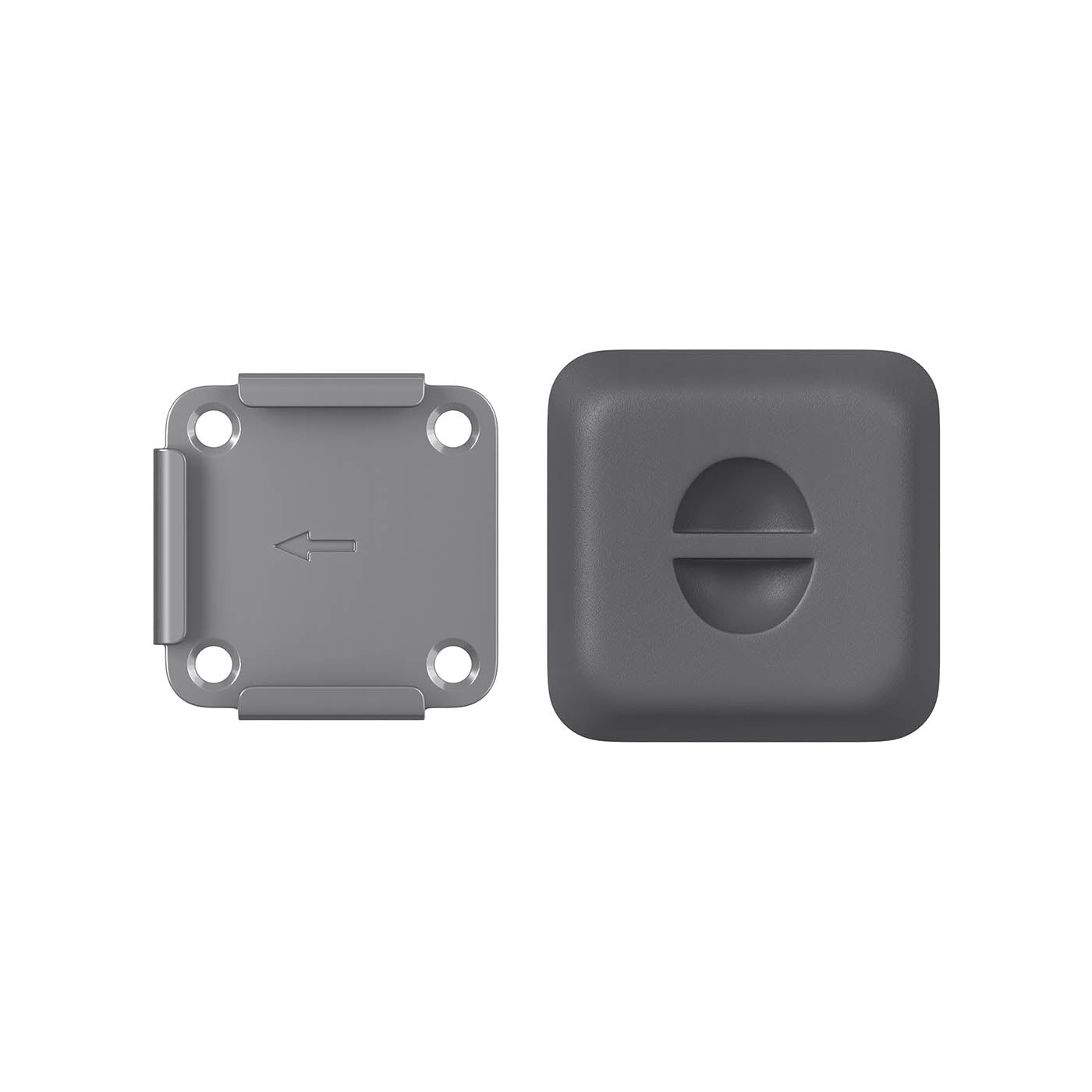 Metal Base Plate – Steel – Silver – Suitable for Awning Support Posts with Plastic Cap