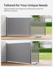 Metal Base Plate – Steel – Silver – Suitable for Awning Support Posts with Plastic Cap