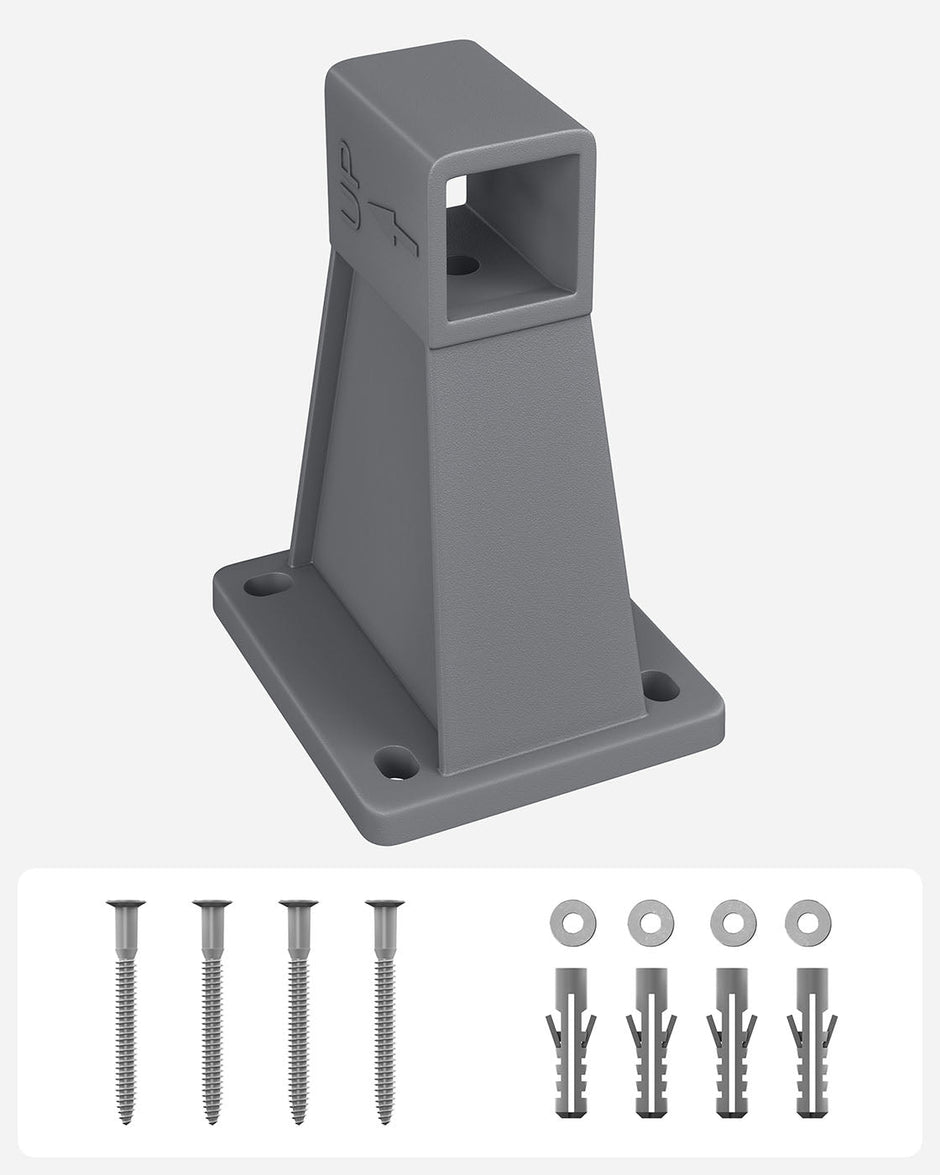 Side Awning Wall Bracket – Metal – White – Compatible with Retractable Blinds