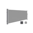 Extendable Side Awning – Steel – Opaque – Privacy Screen and Sun Protection 140 x 300 cm