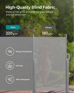 Extendable Side Awning – Steel – Opaque – Privacy Screen and Sun Protection 140 x 300 cm