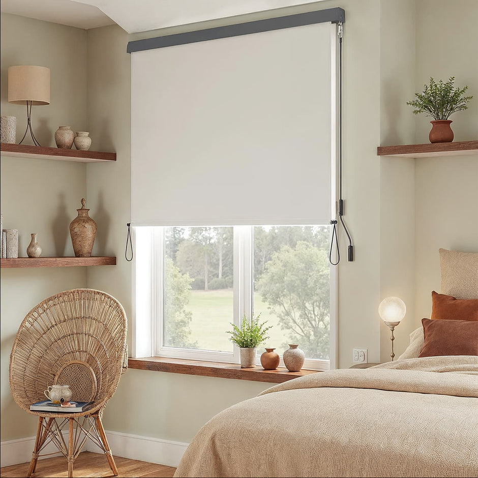Vertical Awning – Fabric – Beige – Outdoor Protection and Privacy Screen