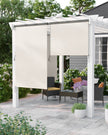 Vertical Awning – Fabric – Grey – Sun Protection and Privacy Screen