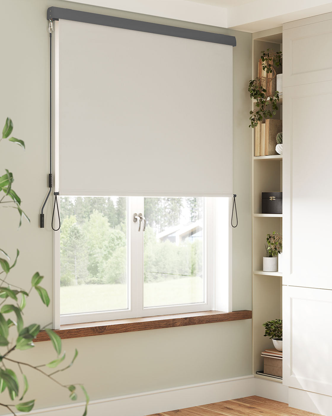 Vertical Awning – Fabric – Grey – Sun Protection and Privacy Screen