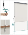Vertical Awning – Fabric – Grey – Sun Protection and Privacy Screen