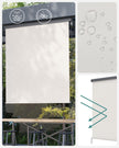 Vertical Awning – Waterproof Fabric – Beige – Outdoor Wind and Sun Protection
