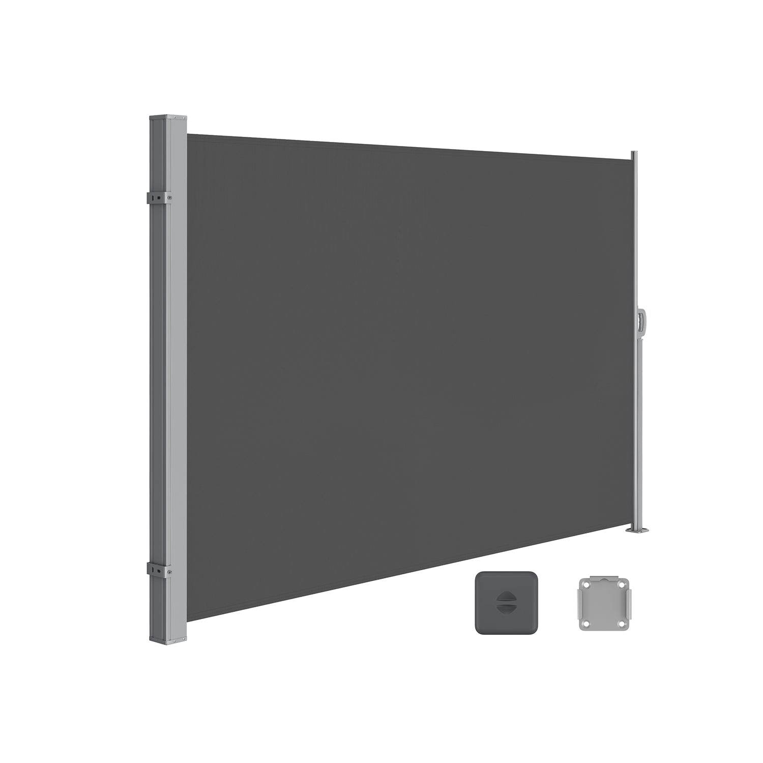 Extendable Side Shade – Steel – Opaque – Privacy Screen for Outdoor Use
