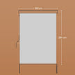 Vertical Awning – Steel – Smoky Grey – Extendable Privacy Screen with UPF 50+ Sun Protection, 160 x 350 cm