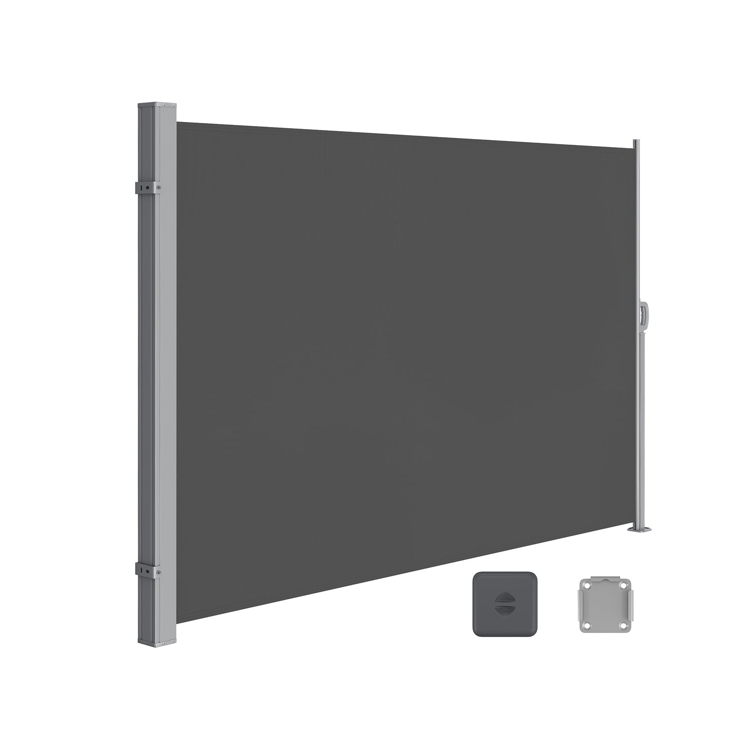 Extendable Side Shade – Steel – Opaque – Privacy Screen for Outdoor Use