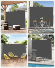 Extendable Side Shade – Steel – Opaque – Privacy Screen for Outdoor Use