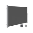 Side Awning – Steel – Opaque – Extendable Sun Protection Privacy Screen for Outdoor Use