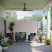 Side Awning Privacy Screen – Aluminium – Smoke Grey – 180 x 350 cm