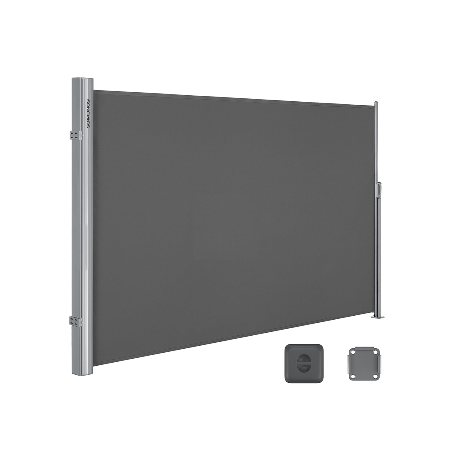 Extendable Side Shade – Aluminium Alloy – Opaque – Privacy Screen and Sun Protection for Outdoor Use