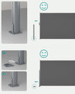 Extendable Side Shade – Aluminium Alloy – Opaque – Privacy Screen and Sun Protection for Outdoor Use