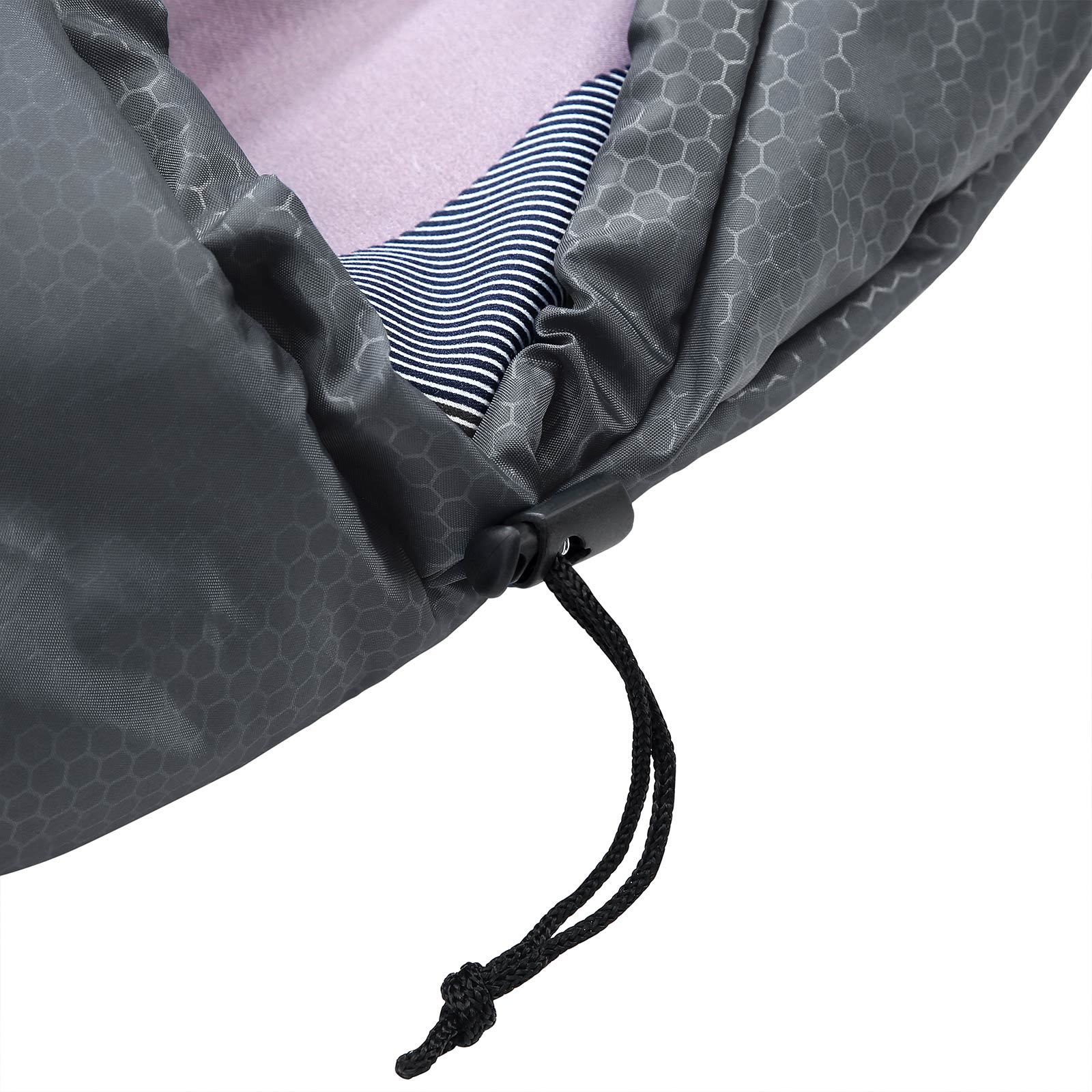 Sleeping Bag – Nylon – Dark Grey and Turquoise – Compact for All Seasons, 220 x 84 cm