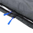 Sleeping Bag – Nylon – Dark Grey and Turquoise – Compact for All Seasons, 220 x 84 cm