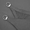 Sun Shade Sail – PES Polyester – Smoky Grey – 3 x 4 m, 93% UV Block, Water Repellent