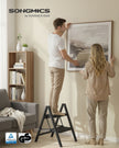 2-Step Ladder - 5.2L - Heavy-Duty Steel - Holds up to 150 kg - Easy Storage