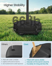 Parasol Base Weight Bag – Fabric – Black – Sand-Filled for 1.5-3 m Parasols