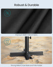 Parasol Base Weight Bag – Fabric – Black – Sand-Filled for 1.5-3 m Parasols