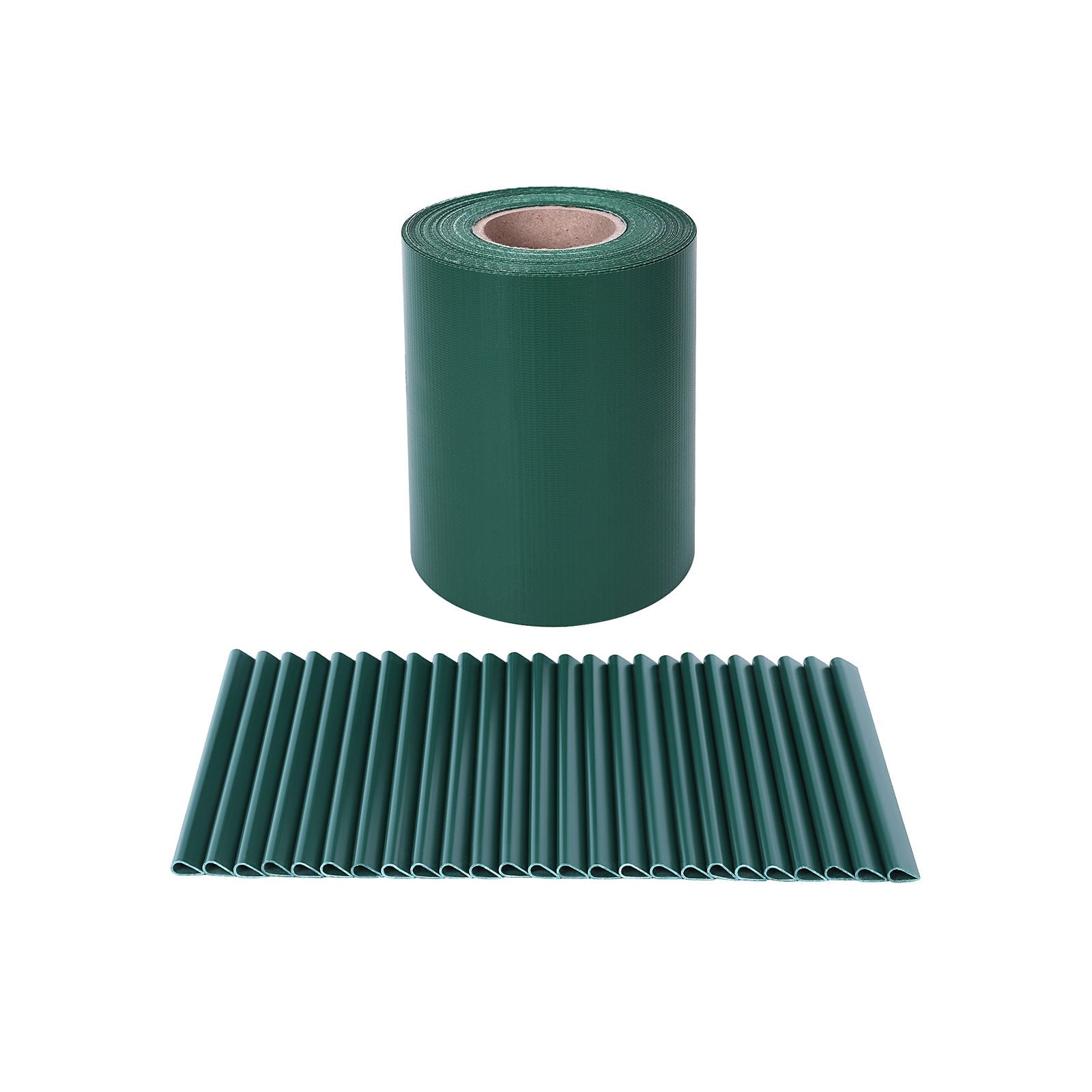 PVC Privacy Screen – Opaque – Green – UV Resistant with Mounting Clips