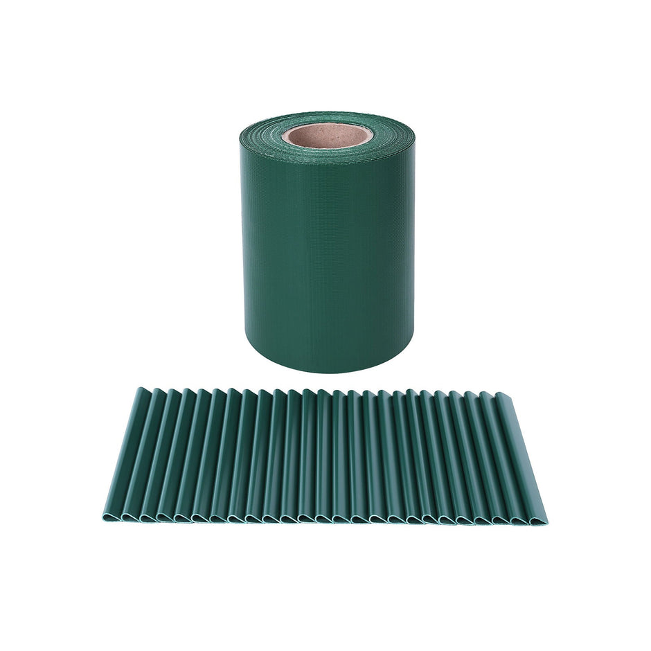 PVC Privacy Screen – Opaque – Green – UV Resistant with Mounting Clips