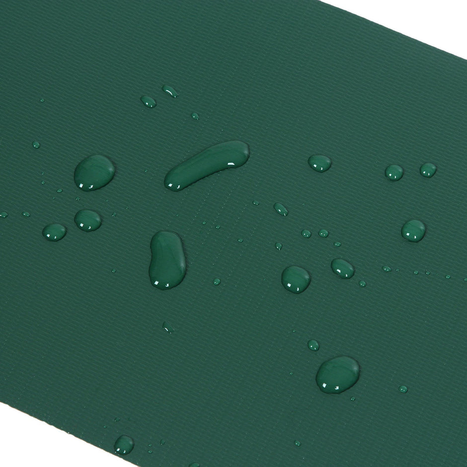 PVC Privacy Screen – Opaque – Green – UV Resistant with Mounting Clips
