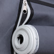 Canvas Wardrobe – Beige – Space-saving Design with Hanging Rail and Storage Shelves