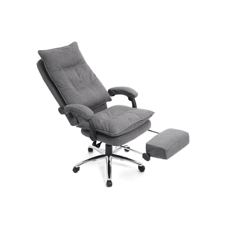 Ergonomic Office Chair – Fabric – Gray – Executive Design