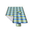 Picnic Blanket – Waterproof Fabric – Green Blue – With Carrying Handle, 195 x 150 cm